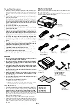 Предварительный просмотр 5 страницы NEC VT460 User Manual