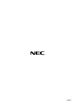 Предварительный просмотр 44 страницы NEC VT460 User Manual