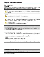 Предварительный просмотр 2 страницы NEC VT47 Series User Manual