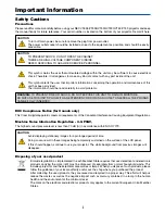 Preview for 3 page of NEC VT49 Series User Manual