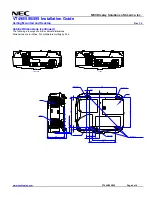 Preview for 4 page of NEC VT490 Installation Manual