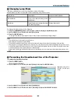 Предварительный просмотр 38 страницы NEC VT580 User Manual