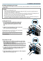 Предварительный просмотр 34 страницы NEC VT610 User Manual