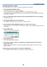 Предварительный просмотр 67 страницы NEC VT610 User Manual