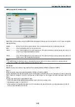 Предварительный просмотр 122 страницы NEC VT610 User Manual