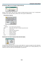 Предварительный просмотр 125 страницы NEC VT610 User Manual