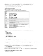 Preview for 1 page of NEC VT695 Control Commands