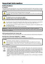 Preview for 3 page of NEC VT695 User Manual