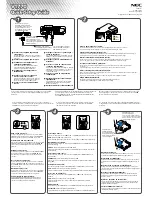 NEC VT770 Series Quick Setup Manual preview