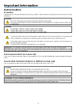 Preview for 3 page of NEC VT800 Series User Manual