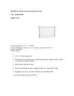 Preview for 1 page of NEC WSCRN60 Specifications