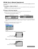 Предварительный просмотр 2 страницы NEC WT600 - XGA DLP Projector User Manual