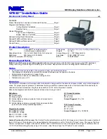 NEC WT610 Series Installation Manual preview