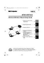 NEC WT615 Series Setup Manual предпросмотр