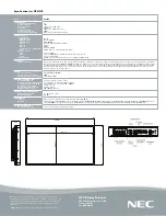 Preview for 2 page of NEC X461HB - MultiSync - 46" LCD Flat Panel Display Brochure & Specs