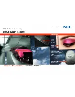 NEC X461UN - MultiSync - 46" LCD Flat Panel Display Brochure & Specs предпросмотр