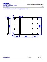 Предварительный просмотр 8 страницы NEC X461UN - MultiSync - 46" LCD Flat Panel Display Installation Manual