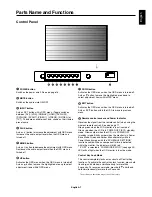 Preview for 9 page of NEC X461UN - MultiSync - 46" LCD Flat Panel... User Manual