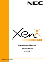 Preview for 1 page of NEC Xen alpha Installation Manual