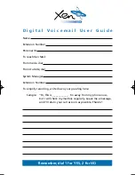 Preview for 2 page of NEC Xen Digital Voicemail User Manual