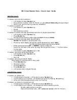 Preview for 1 page of NEC Xen Master Quick User Manual