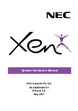 Предварительный просмотр 1 страницы NEC Xen Master System Hardware Manual