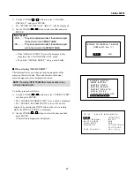 Preview for 27 page of NEC XG85-XG135LC - 1 Manual