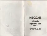 Necchi Automatic Supernova Ultra Mark 2 User Instructions preview