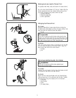 Предварительный просмотр 8 страницы Necchi FA16 Instruction Manual