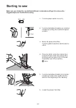 Предварительный просмотр 29 страницы Necchi K121A Instruction Manual