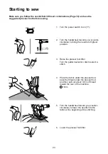 Preview for 29 page of Necchi Q132A Instruction Manual