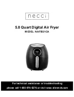 Preview for 1 page of Necci NAF5821CA Manual