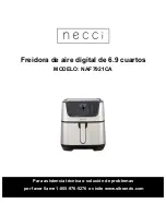 Preview for 16 page of Necci NAF7921CA Instructions Manual