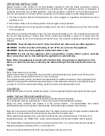 Preview for 5 page of NECESSITIES TWDH110 Operating Instructions Manual