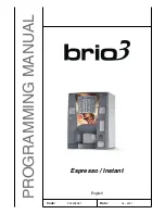 Preview for 1 page of Necta brio 3 Programming Manual