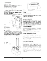 Preview for 10 page of Necta Brio Espresso Installation, Use And Maintenance Manual