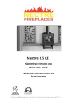 Preview for 1 page of Nectre Fireplaces 15 LE Operating Instructions Manual