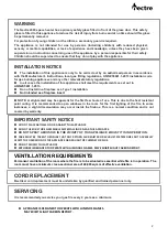 Предварительный просмотр 2 страницы Nectre Fireplaces 2000 Service Instructions Manual