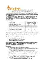 Предварительный просмотр 15 страницы Nectre Fireplaces Baker's Oven Installation & Operating Instructions Manual