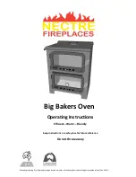 Preview for 1 page of Nectre Fireplaces Big Bakers Operating Instructions Manual