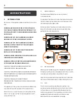 Preview for 4 page of Nectre Fireplaces INBUILT Operating Instructions Manual