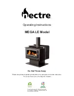 Preview for 1 page of Nectre Fireplaces MEGA LE Operating Instructions Manual