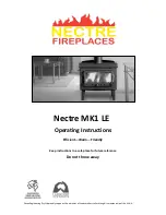 Предварительный просмотр 1 страницы Nectre Fireplaces MK1 LE Operating Instructions Manual