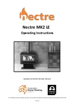 Nectre Fireplaces MK2 LE Operating Instructions Manual preview