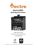 Nectre Fireplaces MK3 Operating Instructions Manual preview