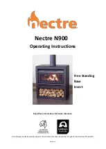 Предварительный просмотр 1 страницы Nectre Fireplaces N900 Operating Instructions Manual