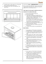 Preview for 9 page of Nectre Fireplaces N900 Operating Instructions Manual