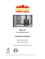 Предварительный просмотр 1 страницы Nectre Fireplaces Nectre 15 Operating Instructions Manual