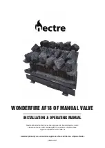 Предварительный просмотр 1 страницы Nectre Fireplaces WONDERFIRE AF18 Installation & Operating Manual