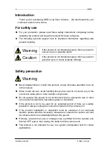 Preview for 3 page of NED Camera Link XCM8040SAT4 User Manual